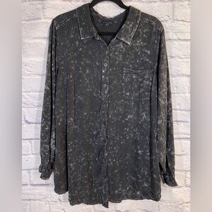 Torrid Black Button-Up Top